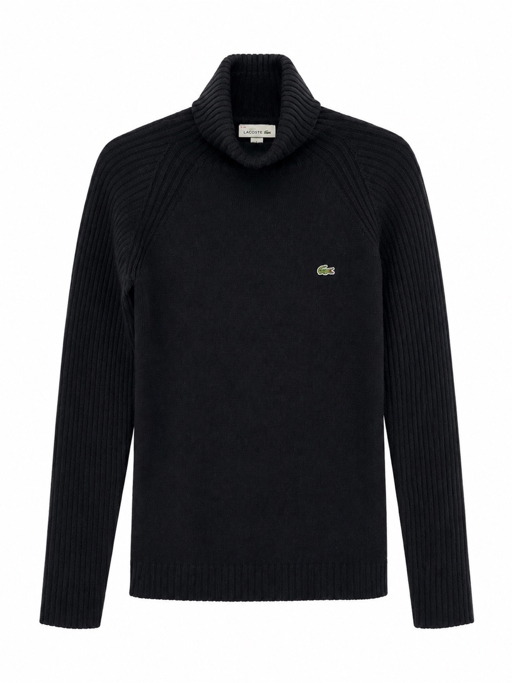 Vintage Lacoste Made in France 95% Wool Turtleneck Sweater